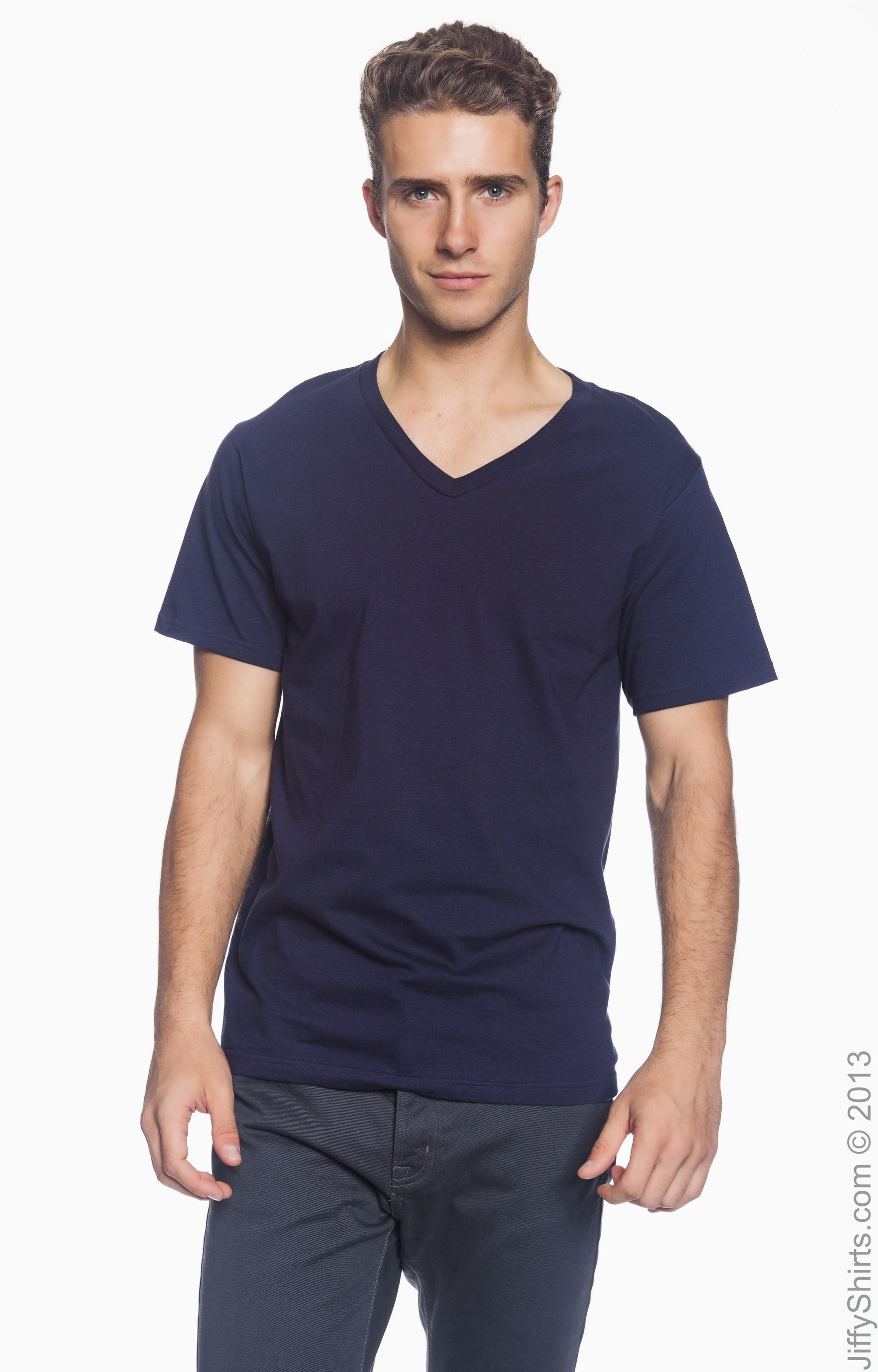 Anvil V-Neck Fashion Basic T-Shirt